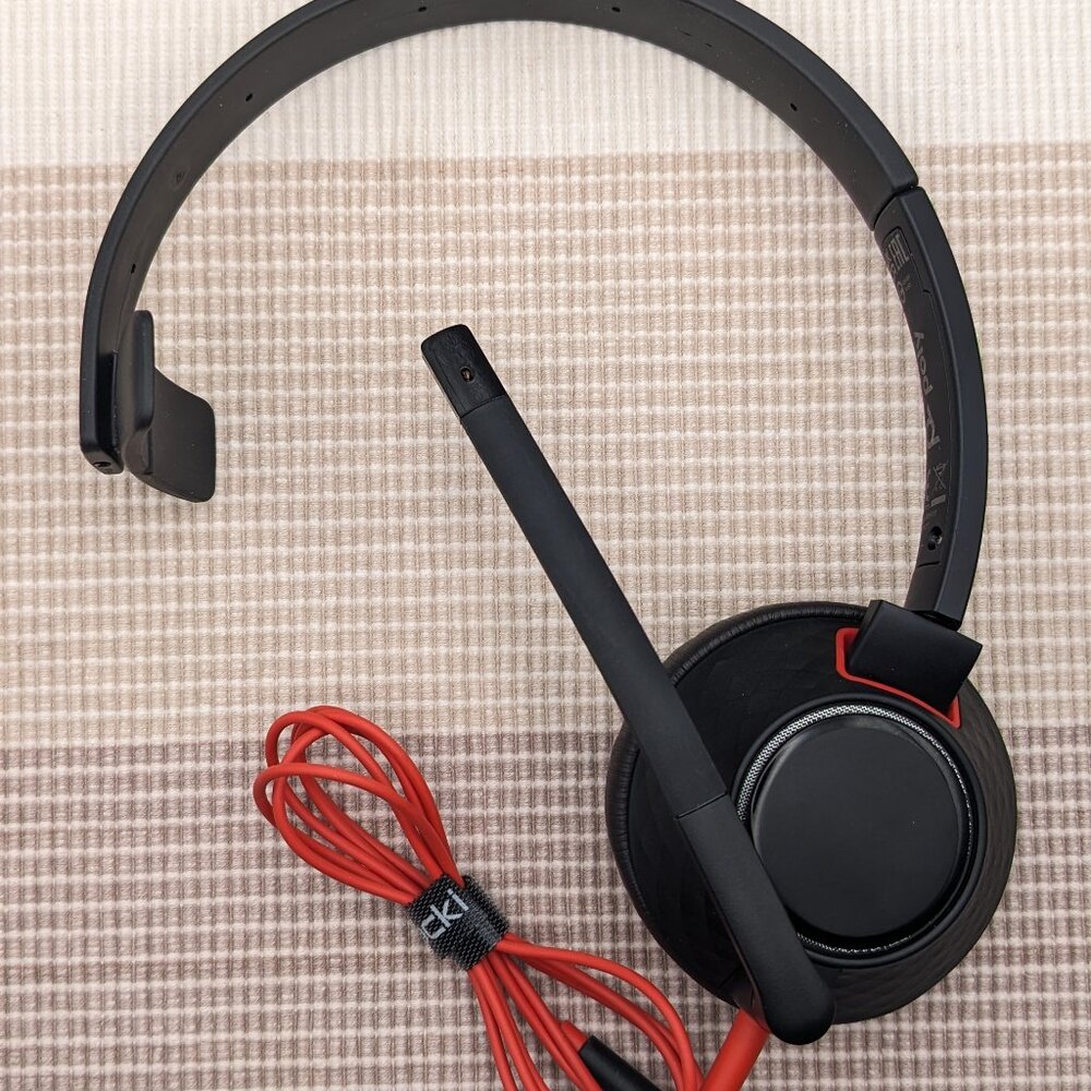 Poly Blackwire 5210 Wired Headset (Plantronics)